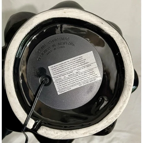 Mr Halloween Haunted Tree Ceramic Black 14" Pumpkin LED Lighted Mr Christmas - Picture 8 of 10